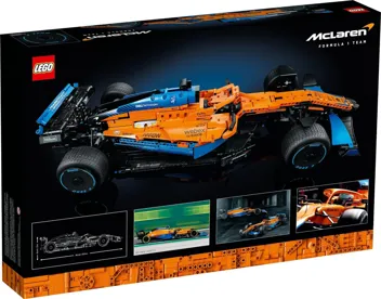 42141 Technic McLaren Formula 1 2022 Replica Race Car Model Building Kit, F1 Motor Sport Set