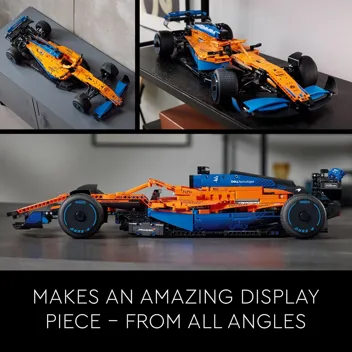 42141 Technic McLaren Formula 1 2022 Replica Race Car Model Building Kit, F1 Motor Sport Set