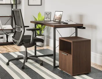 Homestyles Merge Desk with Monitor Stand