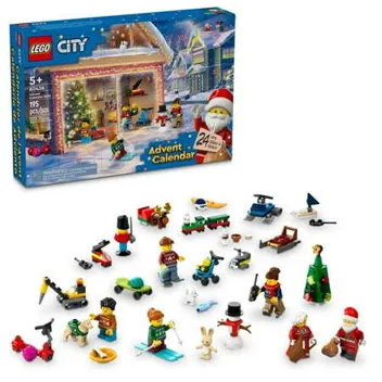 City Advent Calendar Figures Toys (195-Piece)