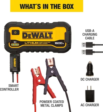 DXAELJ16 1600 Peak Amp Jump Starter Battery Booster w/ Prime