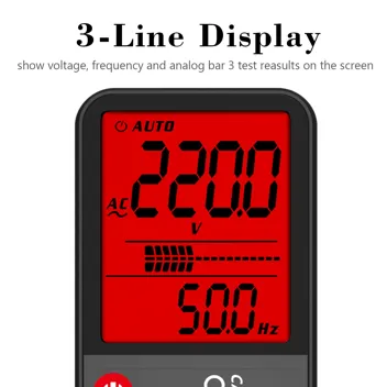 Bside AX1 Rechargeable Digital Multimeter Tester w/ Case