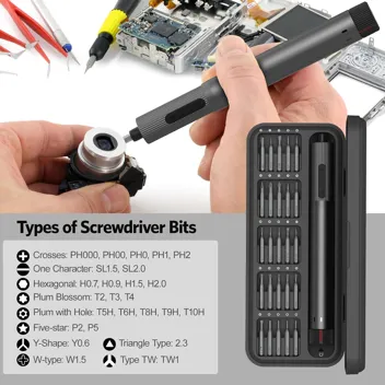 25-in-1 Magnetic Bit Mini Precision Electric Screwdriver