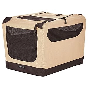 26" 2-Door Collapsible Soft-Sided Folding Soft Dog Travel Crate Kennel (Small)