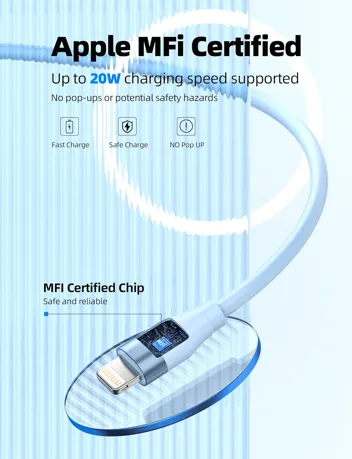 Apple MFi Certified 6ft USB-C to Lightning Cable
