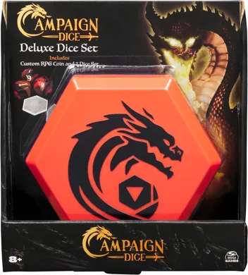 Spin Master Games 7-Polyhedral Campaign Dice Tower Set