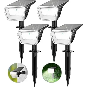 60-LED Solar Outdoor Landscape Lights