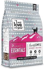 AND LOVE AND YOU Naked Essentials Dry Cat Food Salmon + Trout, 3.4 Lb w/coupon and S&S