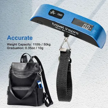 Travel Inspira Portable Digital Hanging Luggage Scale (Up to 110lb)