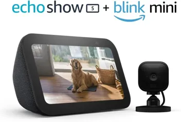 Echo Show 5 5.5" Alexa Smart Display (3rd Gen) + Blink Mini Camera