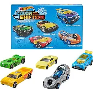 Hot Wheels Set of 5 Color Shifters Cars or Trucks in 1:64 Scale (Amazon Exclusive)