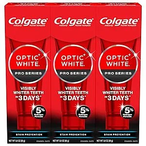 [S&S]: 3-Oz Colgate White Pro Series Stain Prevention Hydrogen Peroxide Toothpaste