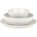 Lauren Modern Stoneware Round Dinnerware Set (16-Piece)