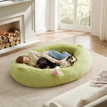 Bedsure Calming Human Size Giant Dog Bed for Pet Families - after coupon