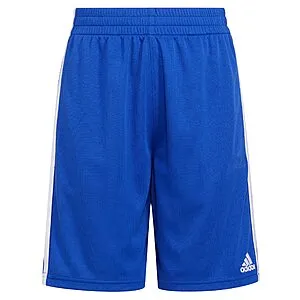 Boys' Little Elastic Waistband Classic 3-Stripes Shorts