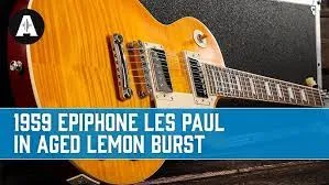 1959 Les Paul Standard Outfit Limited-Edition Electric Guitar Lemon Burst