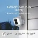 Ring Spotlight Cam Plus 1080p Color Night Vision Security Camera (Battery)