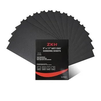 Silicon Carbide 9" x 11" Soft Sand Paper (100-Pieces)