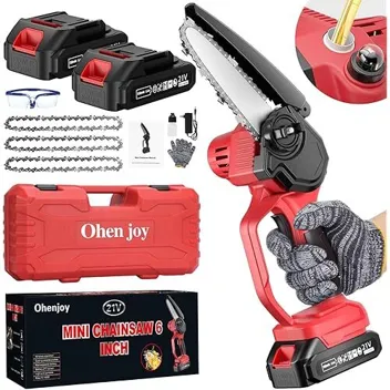 Ohenjoy 6" 850W Cordless Electric Mini Chainsaw Kit