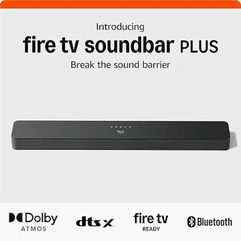 Fire TV Soundbar Plus (3.1-Channel, Dolby Atmos)