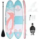 Inflatable Stand Up Paddle Board w/ Paddle Board Accessories