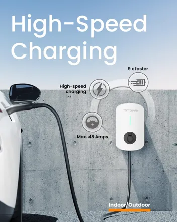 Pointguard 240V 48A Level 2 WiFi Electric Vehicle Charger