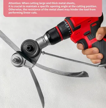 Balatonbog 20-Gauge Sheet Metal Cutter Drill Attachment