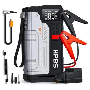 Hpbs 5000A Portable Jump Starter & 150PSI Air Compressor