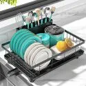 Merry Box 16.6"x11.5"x4.9" Rust Resistant Drain-Board Dish Rack