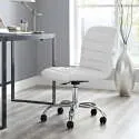 Ripple Armless Mid Back Vinyl Office Chair