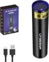 Rechargeable 365nm UV Black Light Flashlight