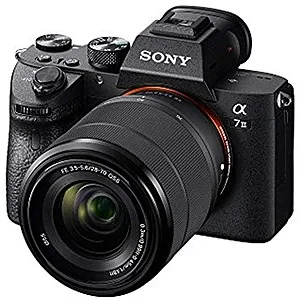 a7 III ILCE7M3/B Full-Frame Mirrorless Interchangeable-Lens Camera with 3-Inch LCD, Body Only,Base Configuration,Black