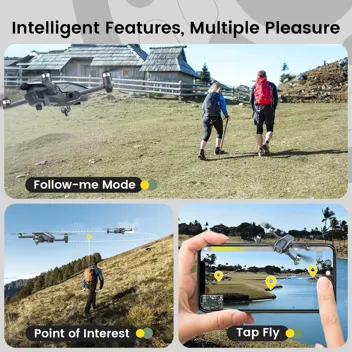 HS710 4K FPV 5G GPS Foldable Camera Drone