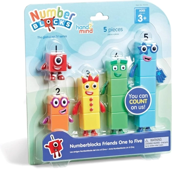 Hand2mind Numberblocks Friends One to Five Figures Toy