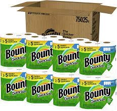 Quick-Size Paper Towels, White, 16 Family Rolls