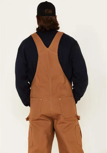 Carhartt Loose Fit Firm Duck Bib Overall (Black)