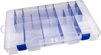 Flambeau Outdoors 1002 Tuff Tainer Fishing Tackle Tray Box w/ 6 Compartments