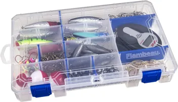 Flambeau Outdoors 1002 Tuff Tainer Fishing Tackle Tray Box w/ 6 Compartments