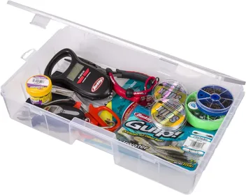 Flambeau Outdoors 1002 Tuff Tainer Fishing Tackle Tray Box w/ 6 Compartments