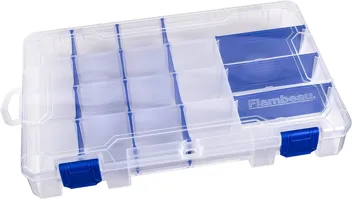 Flambeau Outdoors 1002 Tuff Tainer Fishing Tackle Tray Box w/ 6 Compartments