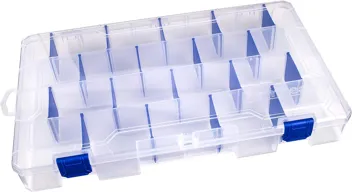 Flambeau Outdoors 1002 Tuff Tainer Fishing Tackle Tray Box w/ 6 Compartments