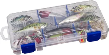 Flambeau Outdoors 1002 Tuff Tainer Fishing Tackle Tray Box w/ 6 Compartments