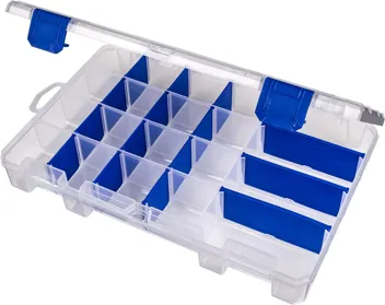 Flambeau Outdoors 1002 Tuff Tainer Fishing Tackle Tray Box w/ 6 Compartments