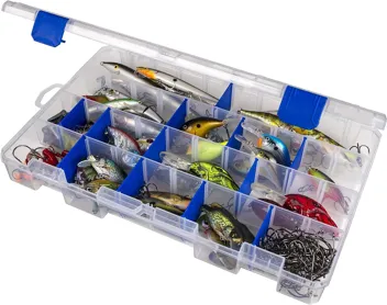 Flambeau Outdoors 1002 Tuff Tainer Fishing Tackle Tray Box w/ 6 Compartments