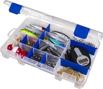 Flambeau Outdoors 1002 Tuff Tainer Fishing Tackle Tray Box w/ 6 Compartments