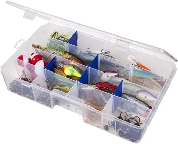 Flambeau Outdoors 1002 Tuff Tainer Fishing Tackle Tray Box w/ 6 Compartments