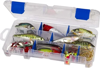 Flambeau Outdoors 1002 Tuff Tainer Fishing Tackle Tray Box w/ 6 Compartments