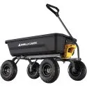 Carts Poly Dump Cart (600lb Capacity) with No-Flat Tires