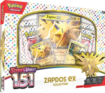 TCG Scarlet & Violet 151 Collection Zapdos Ex Box