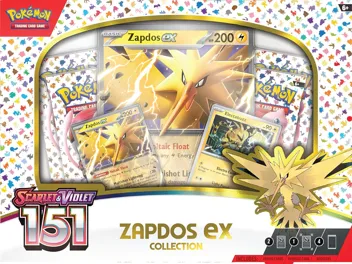 TCG Scarlet & Violet 151 Collection Zapdos Ex Box